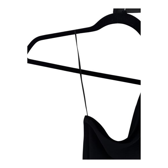 Rag & Bone Dress Neeva crepe one shoulder minidress black size 0 - Picture 3 of 7